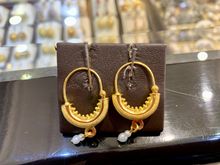 Traditional gold earrings Dubrovnik style 