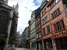 Rouen’s charming medieval streets 