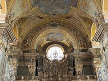 Part of the Baroque interior