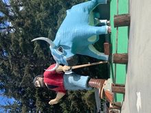 Paul Bunyan and his blue ox Babe