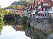 Half timbered houses