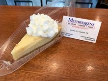 First lunch of the day. The daughter of the owner was serving and proclaimed this to be the best Key lime pie on the island. After devouring it, she just might be right! Nice thick handmade graham cracker crust with lots of butter and a perfect level of lime tartness.