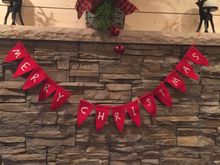 My mantle, waiting for fairy lights to be added.  I love Christmas! 