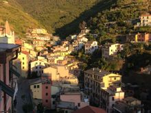 Another view from our terrace away from the sea.