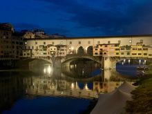 Last morning in Florence. The blue hour.