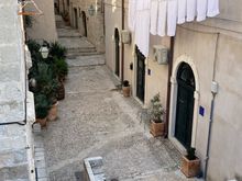 Entrance to our apartment! As seen from the wall
