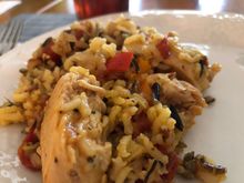 Early supper today as we had no lunch. This was very good!