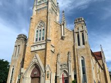 Sacred Heart.  I should not have been surprised to find an old French Canadian church in Concord given migration patterns but I was.