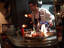 The celebrity crush in question from my lunch with Belinda at Chez l’Ami Jean.