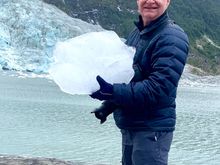 Glacier ice