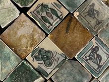 Some of the original tiles