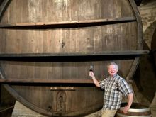 Used to be the largest wine barrels in South America until they stopped using them. Got too old.