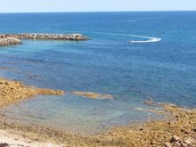 Our boat ramp, ready for Mr Z...