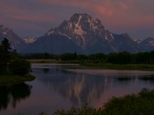 Sunrise at Oxbow Bend