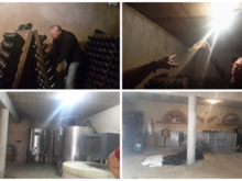 Philippe showing us how the Champagne bottle is rotated slightly every day. 
to reduce the buildup of bubbles in the unopened bottles, This procedure, called "riddling," is still done today by hand in the most prestigious champagne houses.