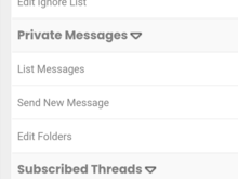 Scroll down until you see Private Messages on the left.  Choose "Send New Message"