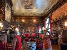 George Vanderbilt’s favourite room:  the library