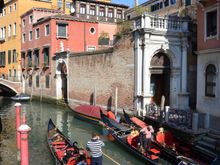 View from Ponte del Mondo Novo in the morning