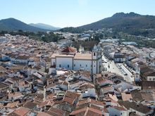 The town seen from the castle