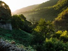 Conques valley sunrise (again the result of Mrs Z's photo editing and rendering).