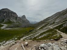 Out of the trees and into the rocky terrain