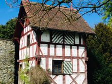 cottage next to castle