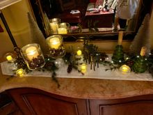 Top of credenza 