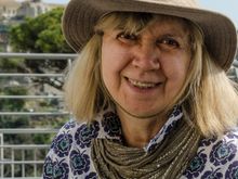 An angel come to earth. The Tilley hat rep for Italy. Friendly gal. Let me sleep with her.