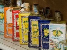 The ubiquitous limoncello is available in every shop catering to tourists, and then some. As well, one of Sal de Riso's signature pastry desserts is his take on a lemony sweet cream.