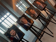 Foyer at the entrance to the US embassy in UK