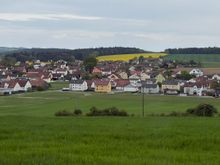 Villages on the bus route.   Canola in flower. 