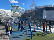 Playground in Tromso city center