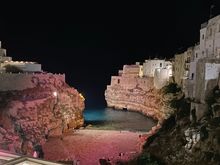 Cala Porto, at night