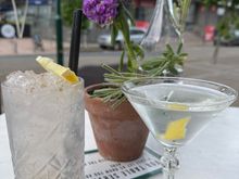 Our drinks at Fiddlesticks