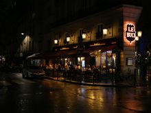 Cafe near my apartment where I ended up having lunch a couple of times.