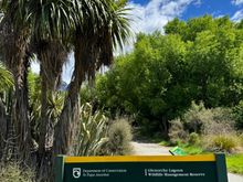 The Glenorchy Walkway that loops around Glenorchy Lagoon