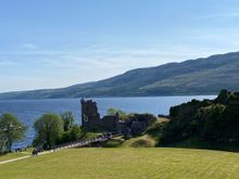 Urquhart Castle ruins on Loch Ness