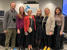 Students and colleagues at the conference. 