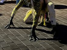 Here comes the jaguar, the guy really had his cat moves down.