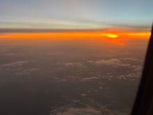 A beautiful sunrise greeted our arrival.