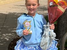 Miss Evie 'graduated' from first year ballet.