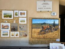 A local artist's paintings