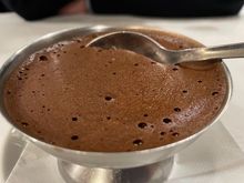 It looks like your average chocolate mousse, but apparently it is award-winning - and is, indeed, excellent. Perhaps the second most decadent thing we tasted on this trip (stay tuned).