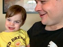 Dad and son…