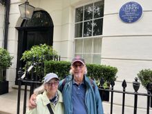 Ringo's house in the sixties.  He and Maureen lived here, then he rented it to Jimi Hendrix.  The neighbors weren't happy. Hendrix finally moved out and John Lennon moved in and proceeded to get busted for pot!  There goes the neighborhood