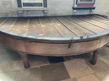 This is the Cope Chest.  I found it interesting, the priests, wore these large semicircular vestments and they were stored in this chest.  Cope is ole timey language for Cape.