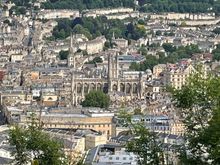 Here are the money shots!  Bath Abbey is right in the middle of the picture