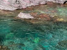 Beautiful and cold waters along Road to Sun