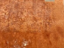 Look at the coloring on this wall!!!