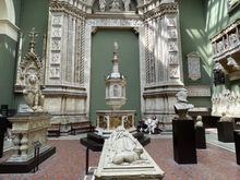 One of the first rooms you walk into on the right of the Rotunda